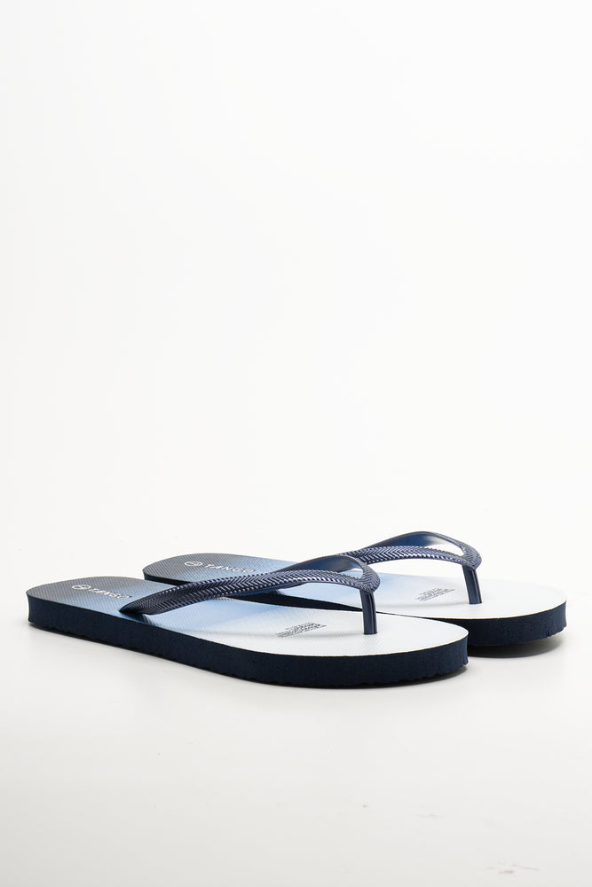 Ombre Flip Flop Navy
