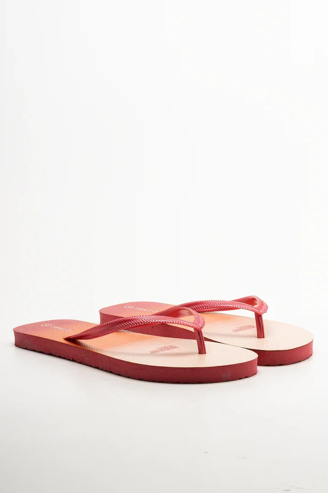 Ombre Flip Flop Orange