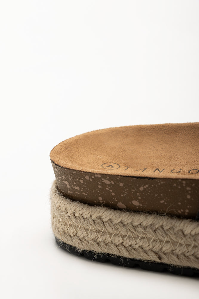Espadrille Platform Sandal Black (3)