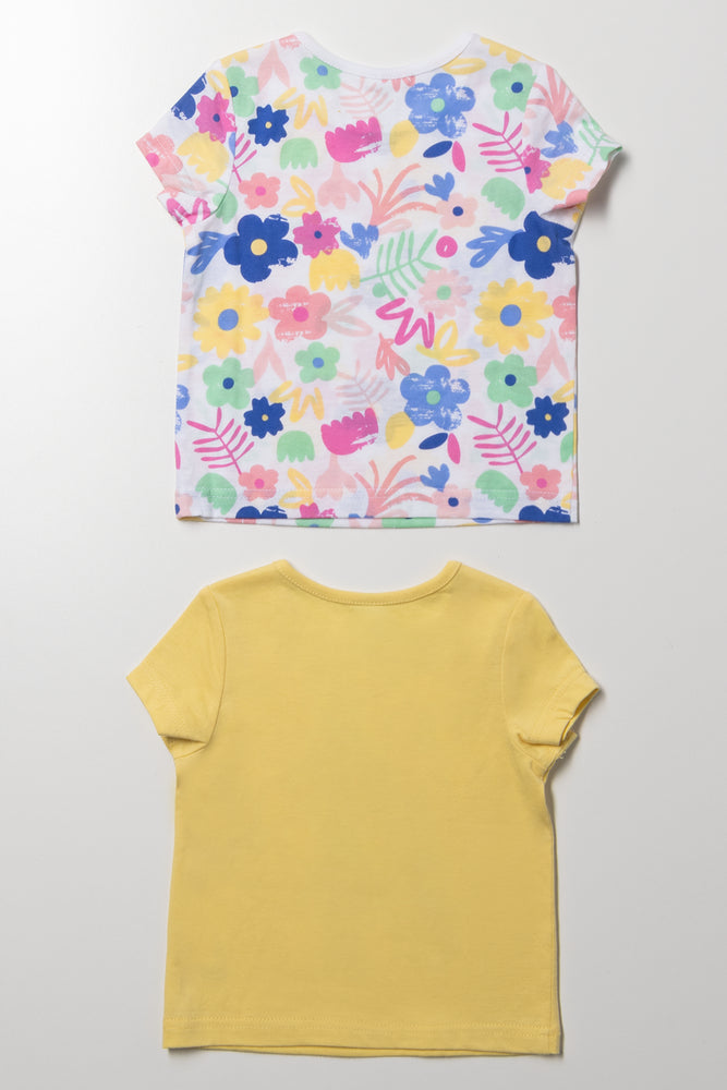 2 Pack T-Shirts Yellow Multi (2)