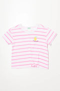 Front Tie T-Shirt White