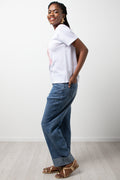 Crew Neck Short Sleeve T-Shirt White (1)