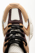 Chunky Mesh Trainers Brown (4)