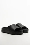Platform Moulded Slides Black