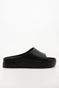 Platform Moulded Slides Black (1)