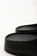 Platform Moulded Slides Black (3)