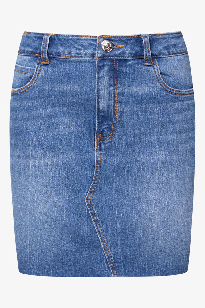 Mini Denim Skirt Blue