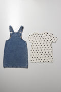 Minnie Mouse Denim Pinni Set Blue (3)