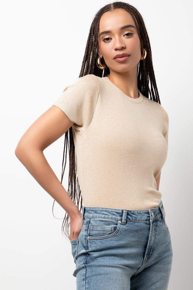 Crew Neck Top Natural