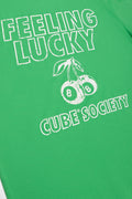 Oversized Graphic T-Shirt Green (1)