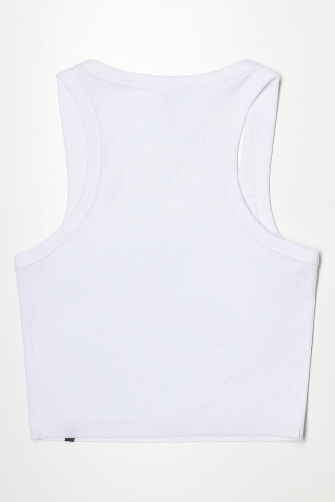 Ribbed Vest White (2)