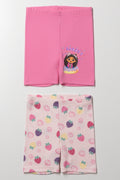 Gabby's Dollhouse 2 Pack Cycling Shorts Pink