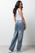 Barrel Jeans Mid Blue (2)