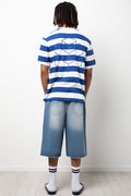 Stripe T-Shirt White And Blue (2)