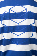 Stripe T-Shirt White And Blue (4)
