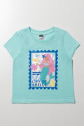 Mermaid Short Sleeve T-Shirt Blue