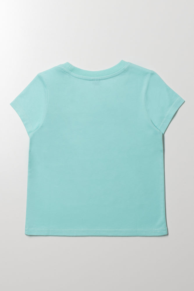 Mermaid Short Sleeve T-Shirt Blue (2)