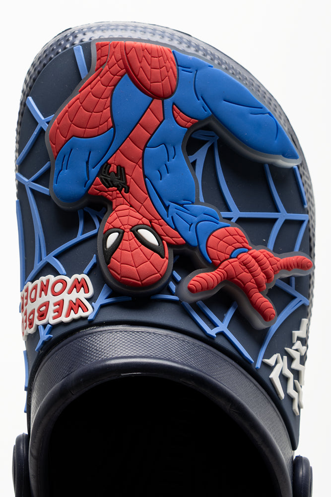 Spider-Man Light Up Clogs Navy (4)