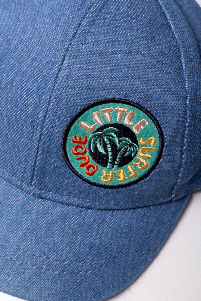 Denim Peak Cap Blue