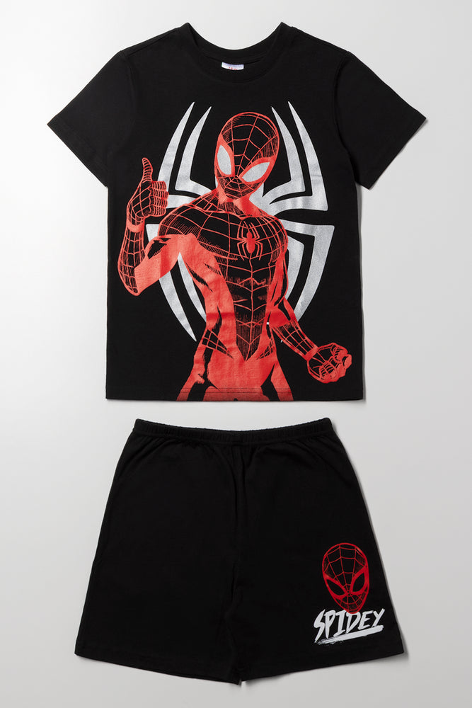 Spiderman Pyjamas Black