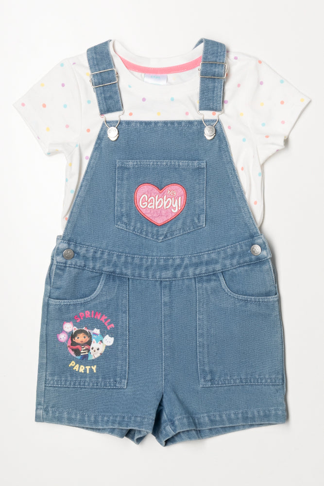 Gabby Dollhouse Dungaree Set