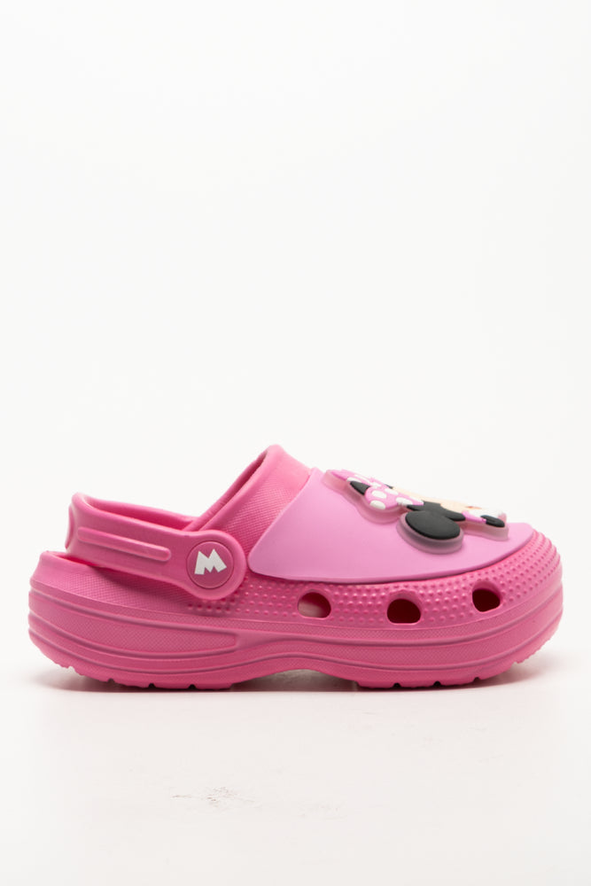Minnie Mouse Light Up Clogs Pink