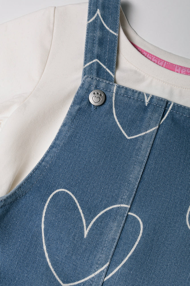 Gabby's Dollhouse Pinafore Set Blue (1)