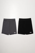 2 Pack Cycle Shorts Black And White (3)