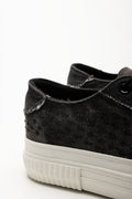 Distressed Denim Sneakers Dark Grey (3)