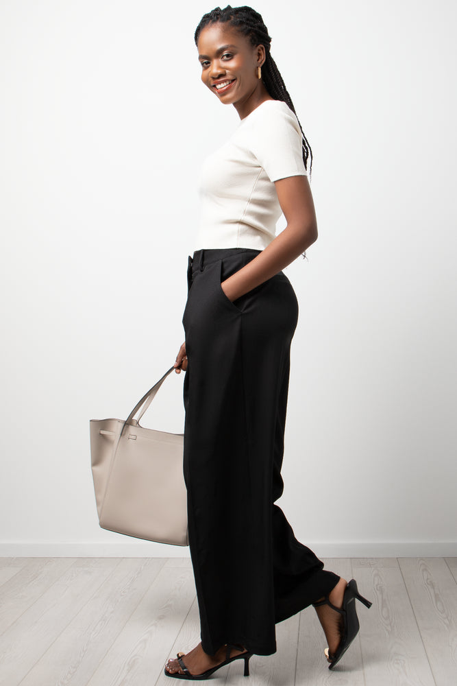 Wide Leg Pants Black (2)