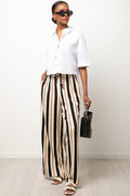 Stripe Pants Natural