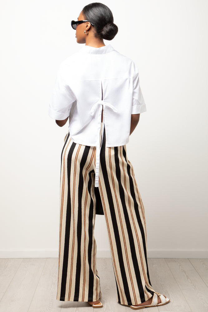 Stripe Pants Natural (2)