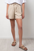 Linen Woven Shorts Natural (1)