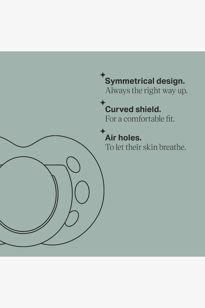 Tommee Tippee 2 Pack Dummy's 0-6 Months (2)