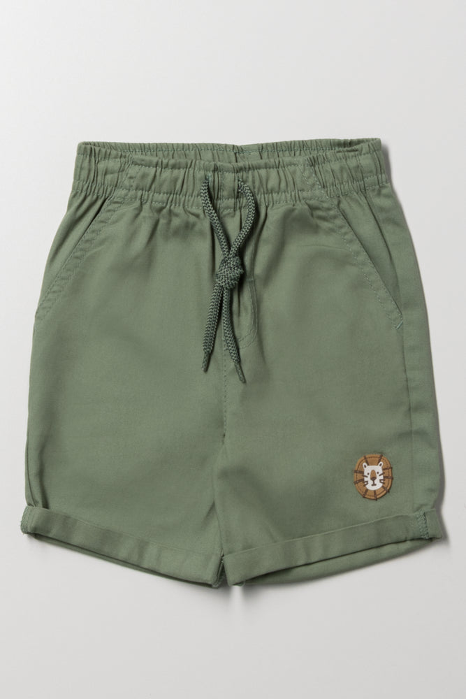 Woven Shorts Green