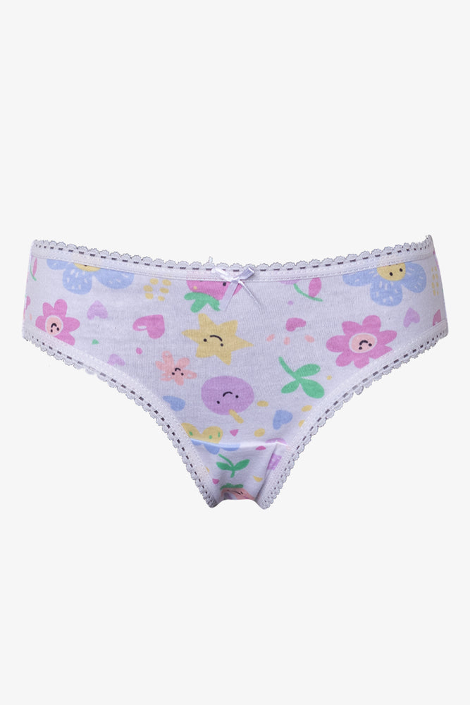 3 Pack Bikini Panties Blue And Purple