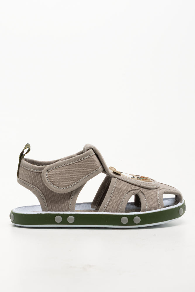 Teddy Sandals Grey (1)
