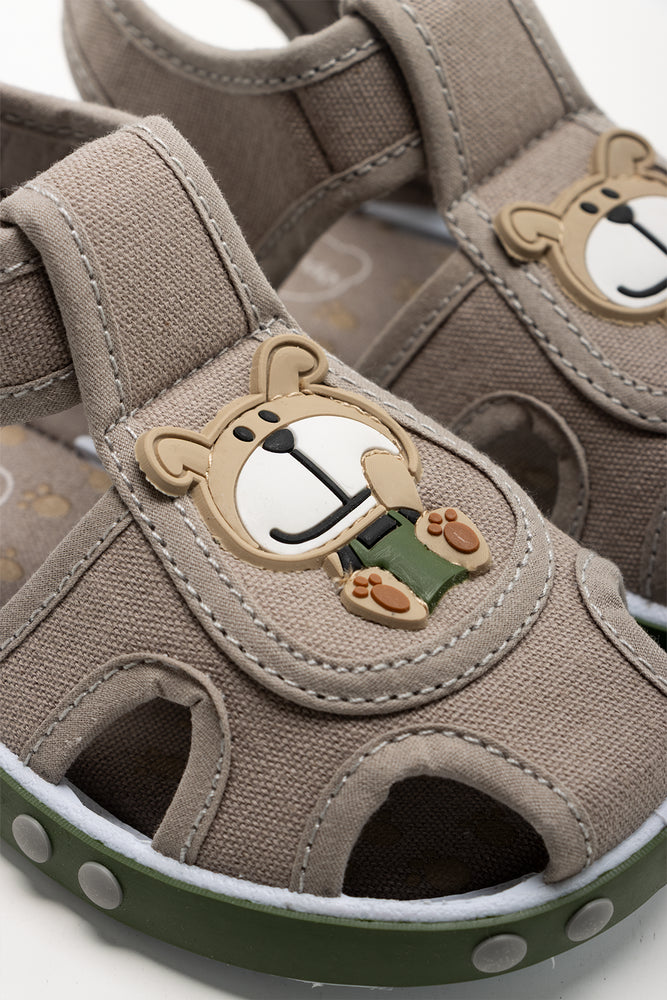 Teddy Sandals Grey (2)