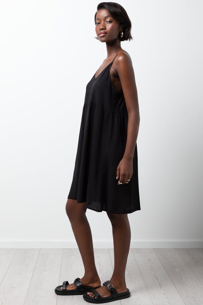 Strappy Dress Black (1)