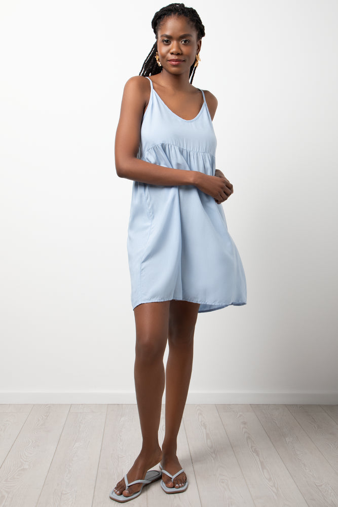 Strappy Dress Light Blue