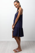 Strappy Dress Navy (1)