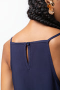 Strappy Dress Navy (3)