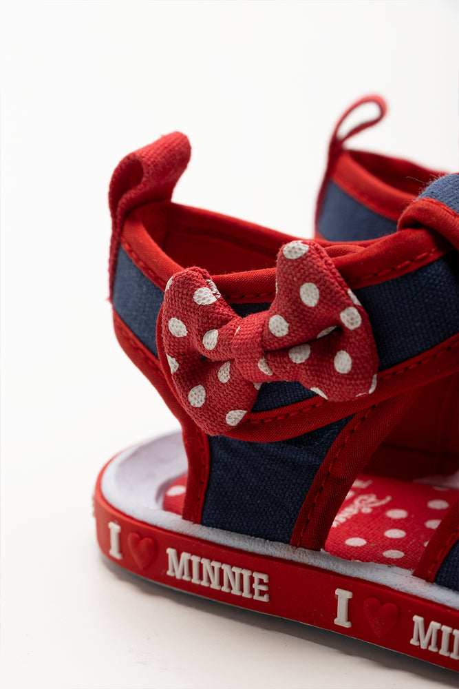 Minnie Mouse Foxing Sandals Navy And Red (3)