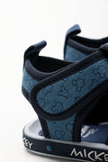Mickey Mouse Denim Foxing Sandals Blue (3)