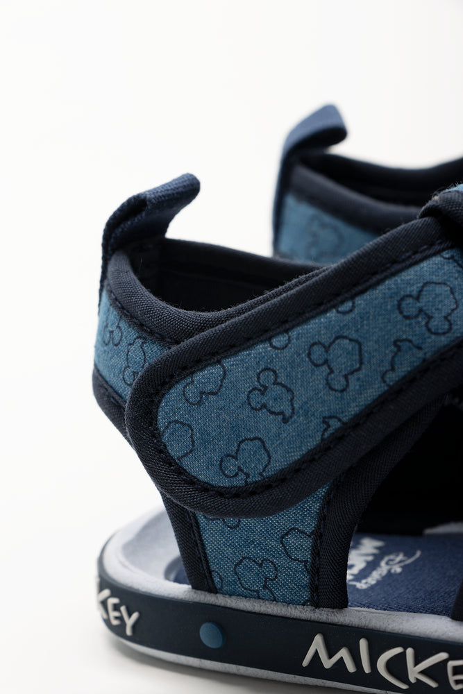 Mickey Mouse Denim Foxing Sandals Blue (3)
