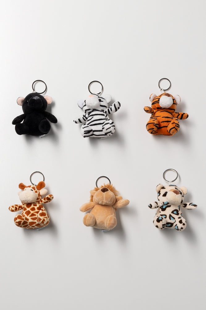 Safari Animal Keyring Assorted