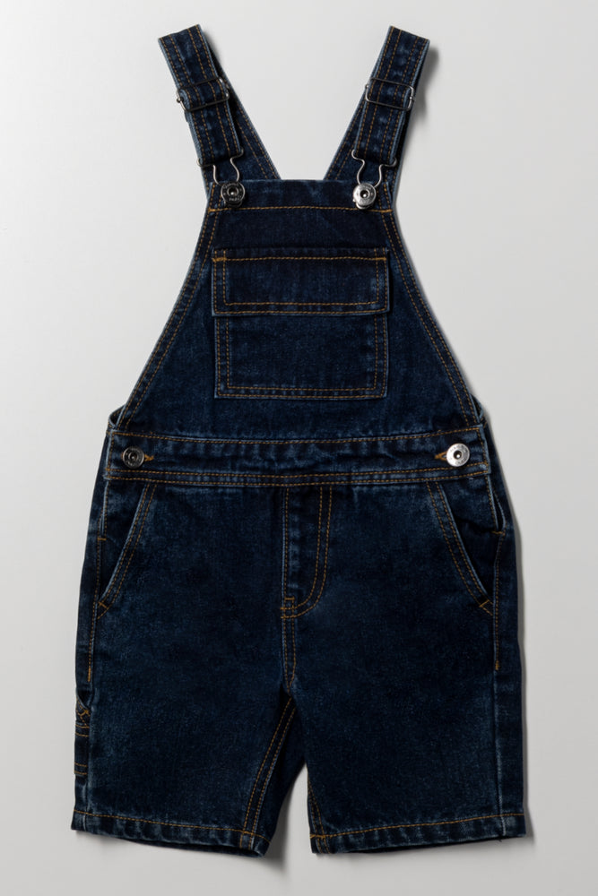Denim Dungaree Dark Blue