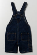 Denim Dungaree Dark Blue (2)