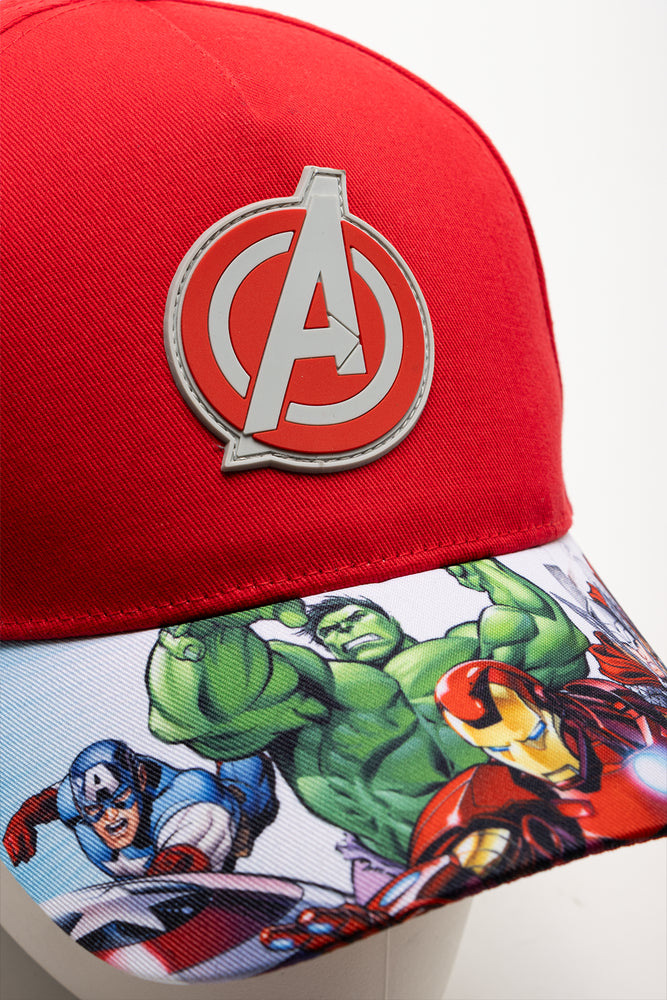 Avengers Peak Cap Red (2)