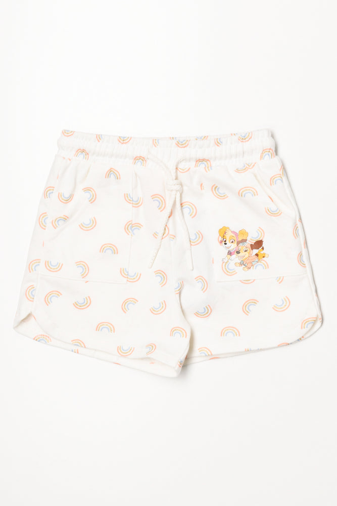 Paw Patrol Shorts White
